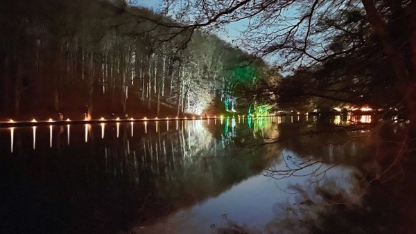 Leuchten und Glühen 2 am Teich