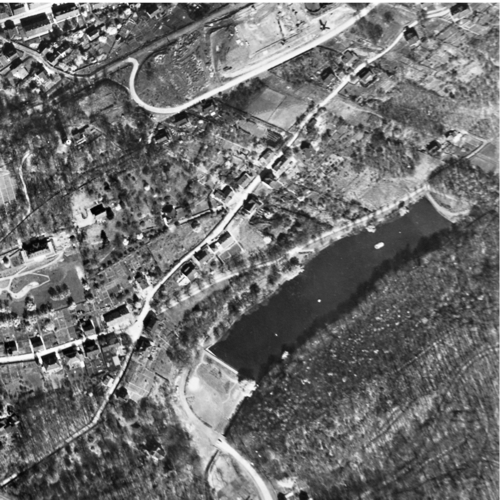 Luftbild 1959 Hammerteich